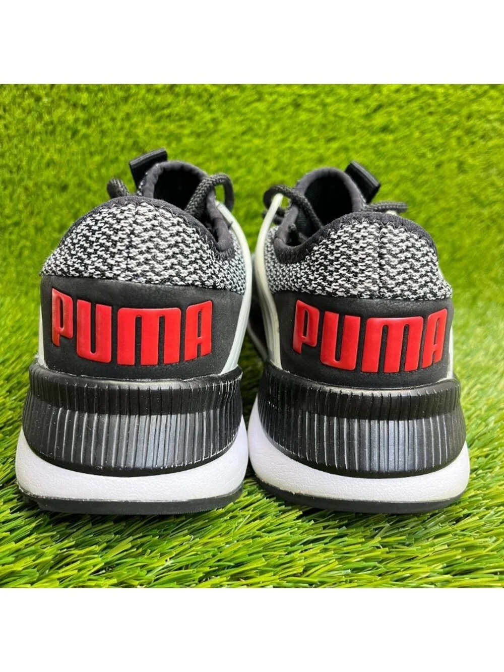 Puma Pacer Future Mens Size 10.5 Gray Black Athletic Running Shoes Sneakers